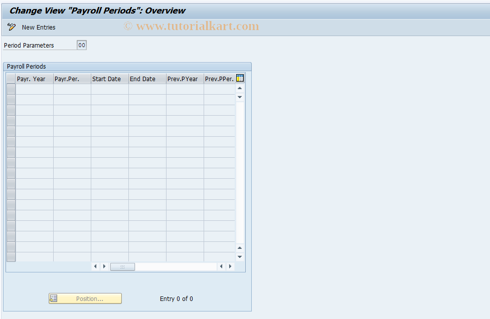 SAP TCode S_AHR_61009123 - IMG Activity: OHTX5008