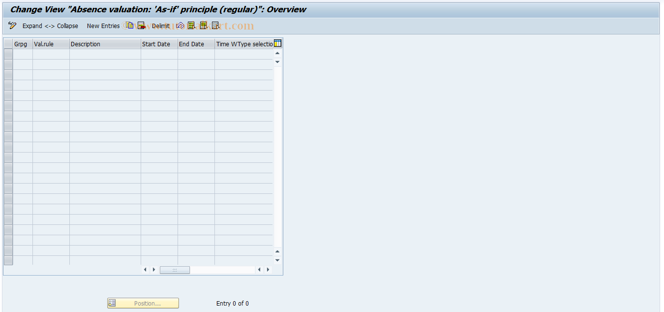 SAP TCode S_AHR_61009152 - IMG Activity: OHAJAB009