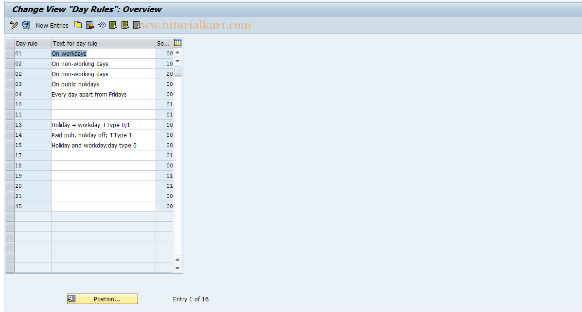 SAP TCode S_AHR_61009199 - IMG Activity: OHAJAB004