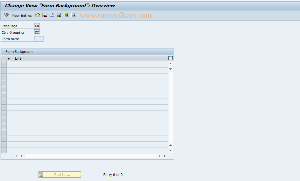 SAP TCode S_AHR_61009202 - IMG-Aktivität: SIMG_OHAQ422