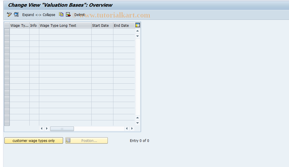 SAP TCode S_AHR_61009225 - IMG-Aktivität: OHAK10502