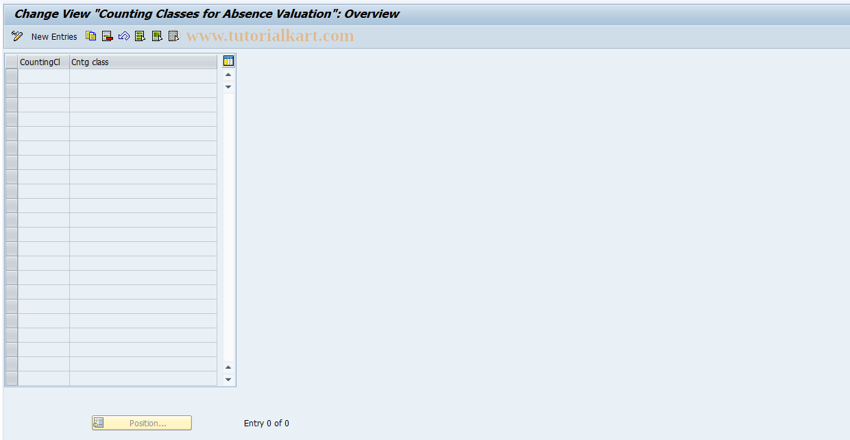 SAP TCode S_AHR_61009237 - IMG Activity: OHAJAB011