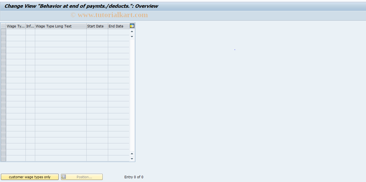 SAP TCode S_AHR_61009252 - IMG Activity: OHAF0224