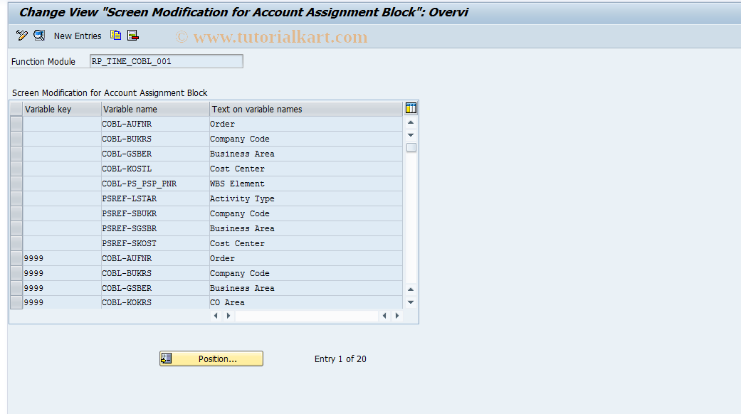 SAP TCode S_AHR_61009256 - IMG Activity: OHIX0655