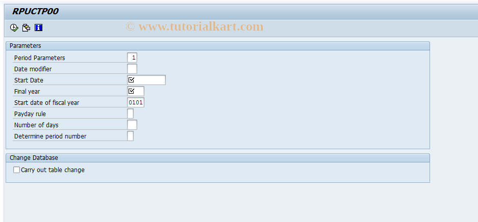 SAP TCode S_AHR_61009278 - IMG-Aktivität: OHAKUM008