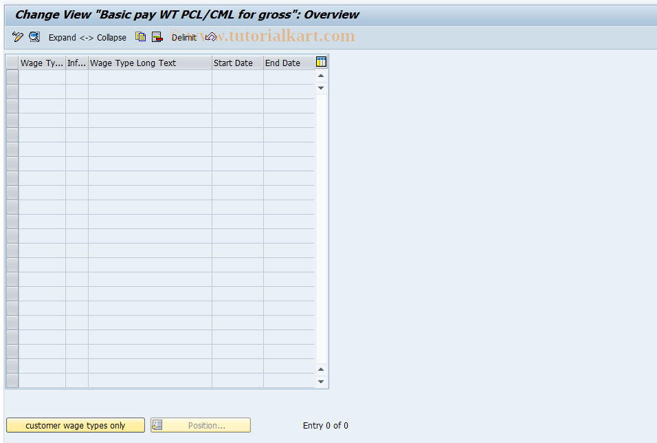 SAP TCode S_AHR_61009309 - IMG Activity: OHAJSP001