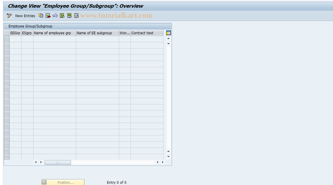 SAP TCode S_AHR_61009342 - IMG-Aktivität: OHAGUM015