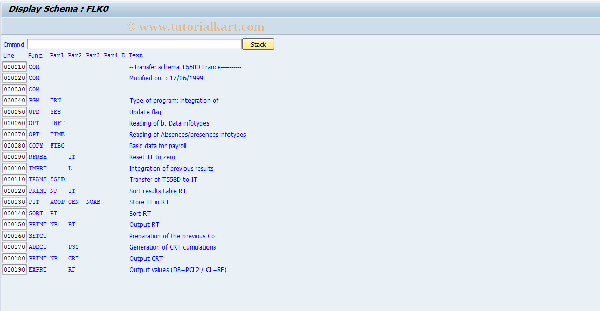 SAP TCode S_AHR_61009366 - IMG Activity: OHAFAD002