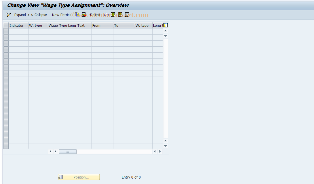 SAP TCode S_AHR_61009375 - IMG-Aktivität: OHAK1016