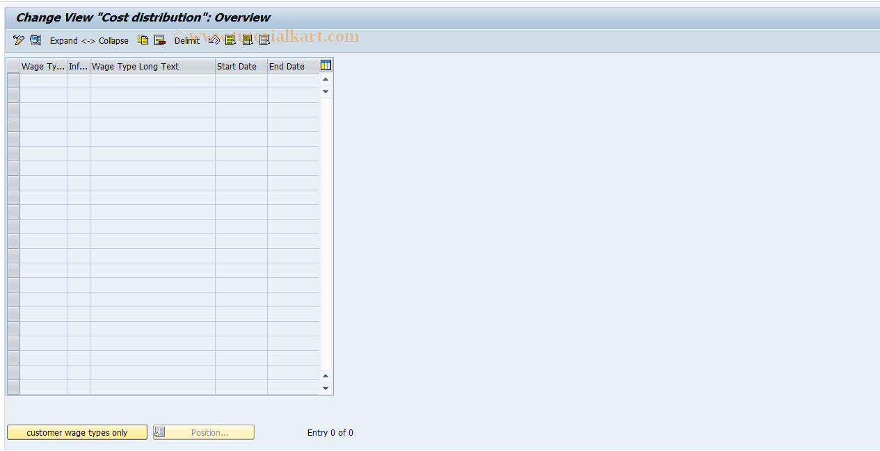 SAP TCode S_AHR_61009382 - IMG Activity: OHAJKL000