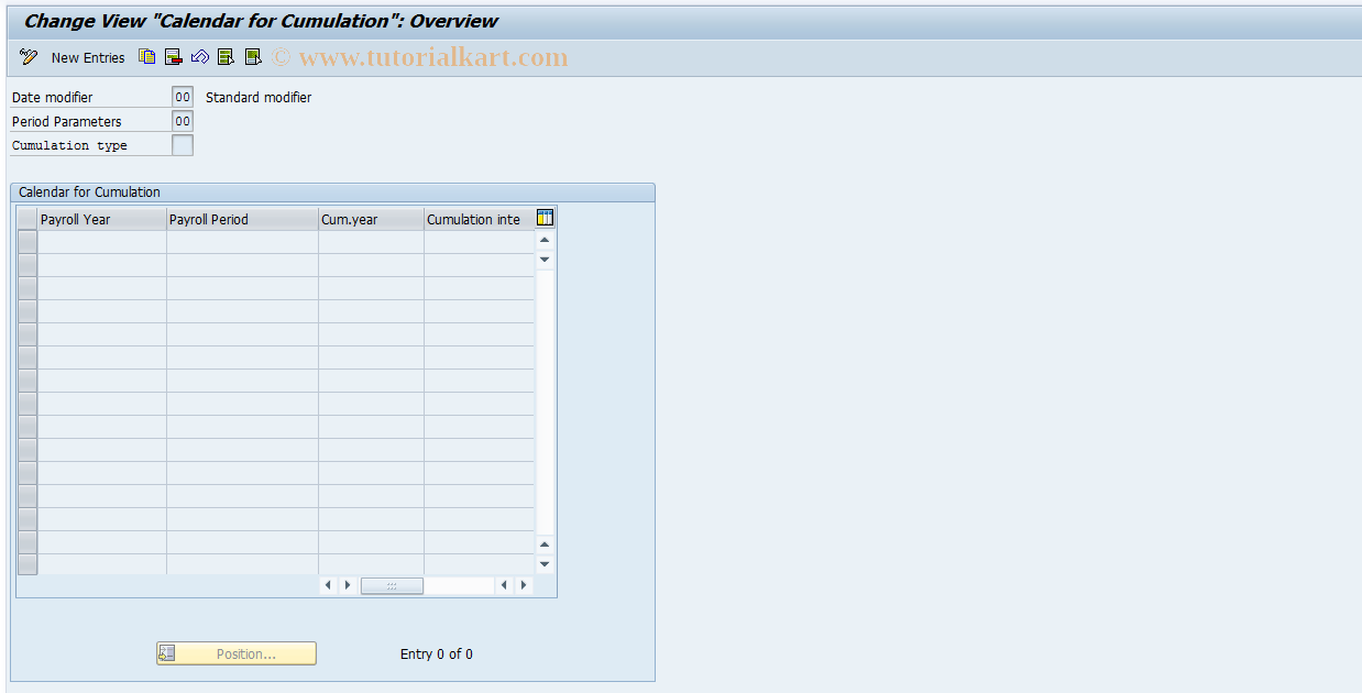 SAP TCode S_AHR_61009414 - IMG Activity: OHAJJW902