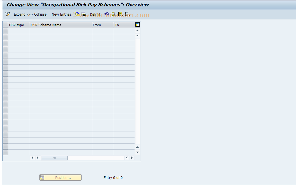 SAP TCode S_AHR_61009522 - IMG-Aktivität: OHAGAB111