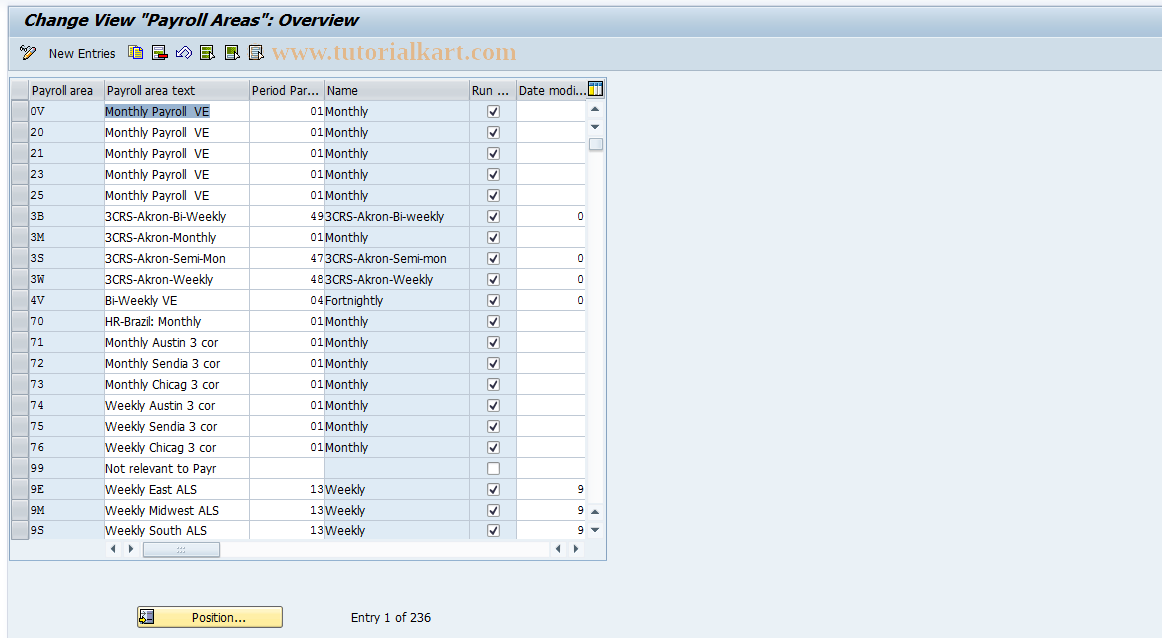 SAP TCode S_AHR_61009556 - IMG Activity: OHAJUM006