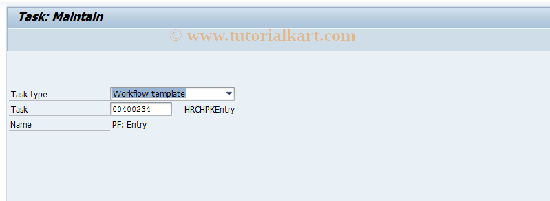 SAP TCode S_AHR_61009628 - IMG Activity: OHPKWF002