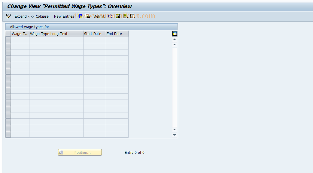 SAP TCode S_AHR_61009629 - IMG Activity: OHAJBN1132