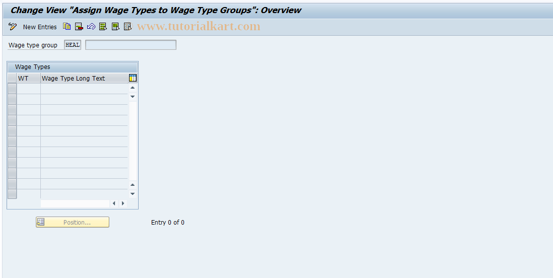 SAP TCode S_AHR_61009680 - IMG Activity: OHAJBN1120