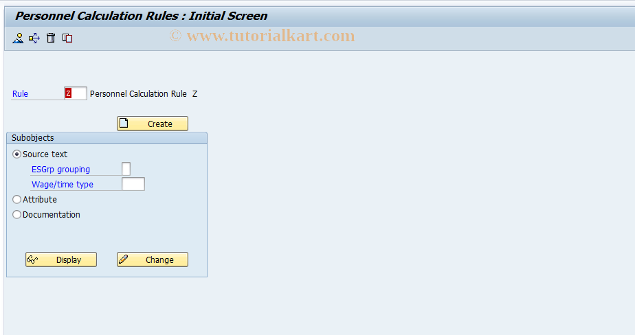 SAP TCode S_AHR_61009697 - IMG Activity: SIMG_OHT020B