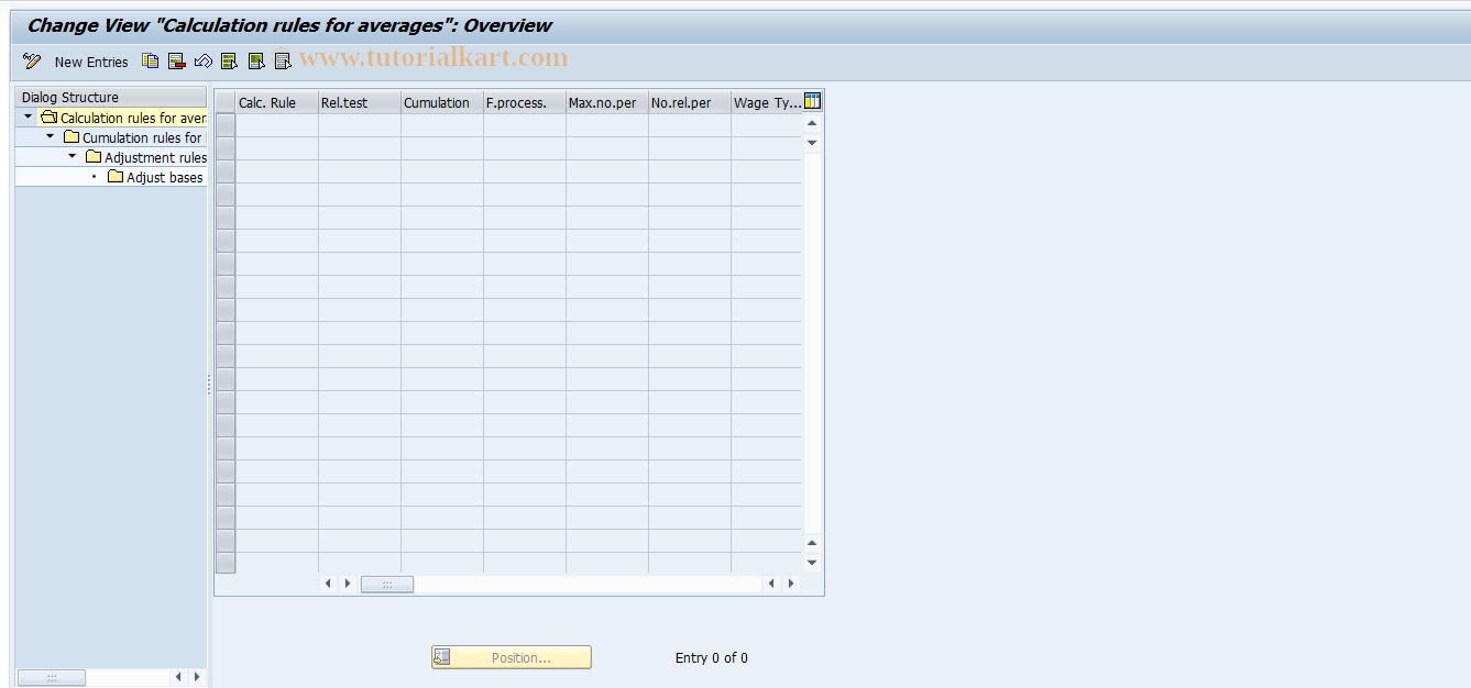 SAP TCode S_AHR_61009728 - IMG-Aktivität: OHAQAV511A