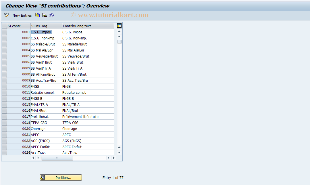 SAP TCode S_AHR_61009774 - IMG Activity: OHAF0824