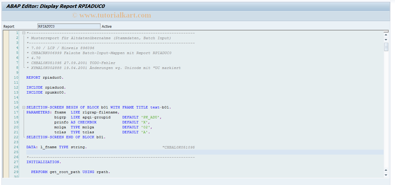 SAP TCode S_AHR_61009787 - IMG Activity: OHPKTR112