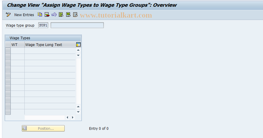 SAP TCode S_AHR_61009790 - IMG-Aktivität: OHAQSUP008