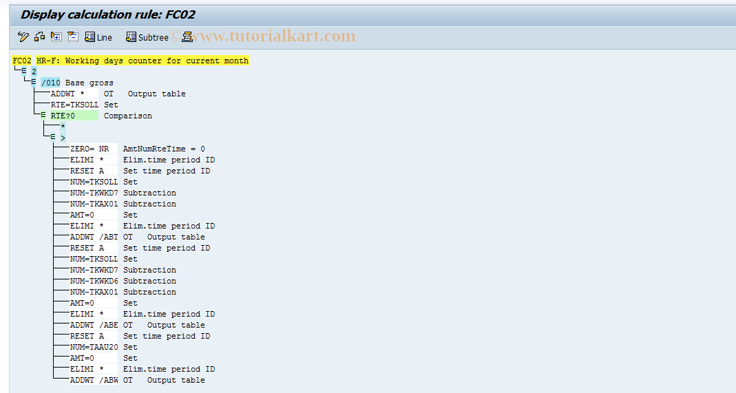 SAP TCode S_AHR_61009803 - IMG Activity: OHAF0384