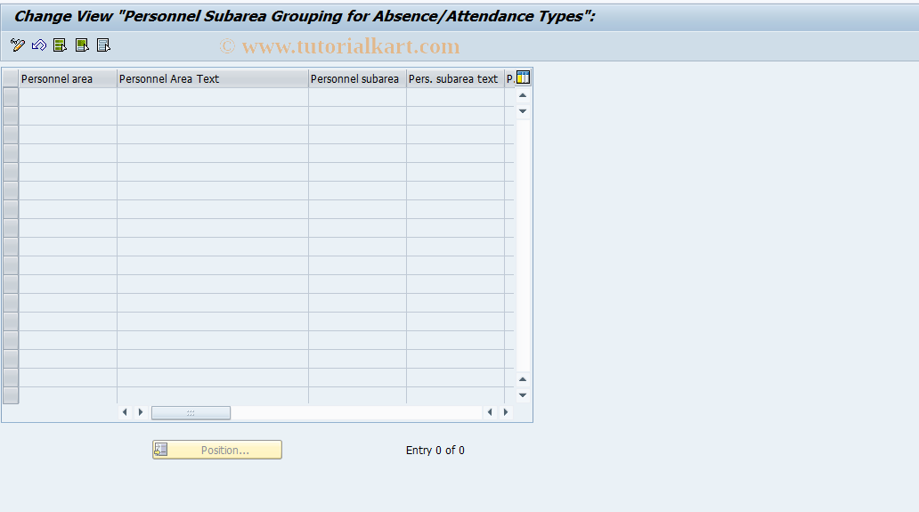 SAP TCode S_AHR_61009824 - IMG Activity: OHAF0002