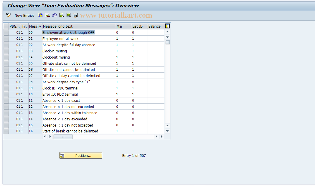 SAP TCode S_AHR_61009839 - IMG Activity: SIMG_OHT096