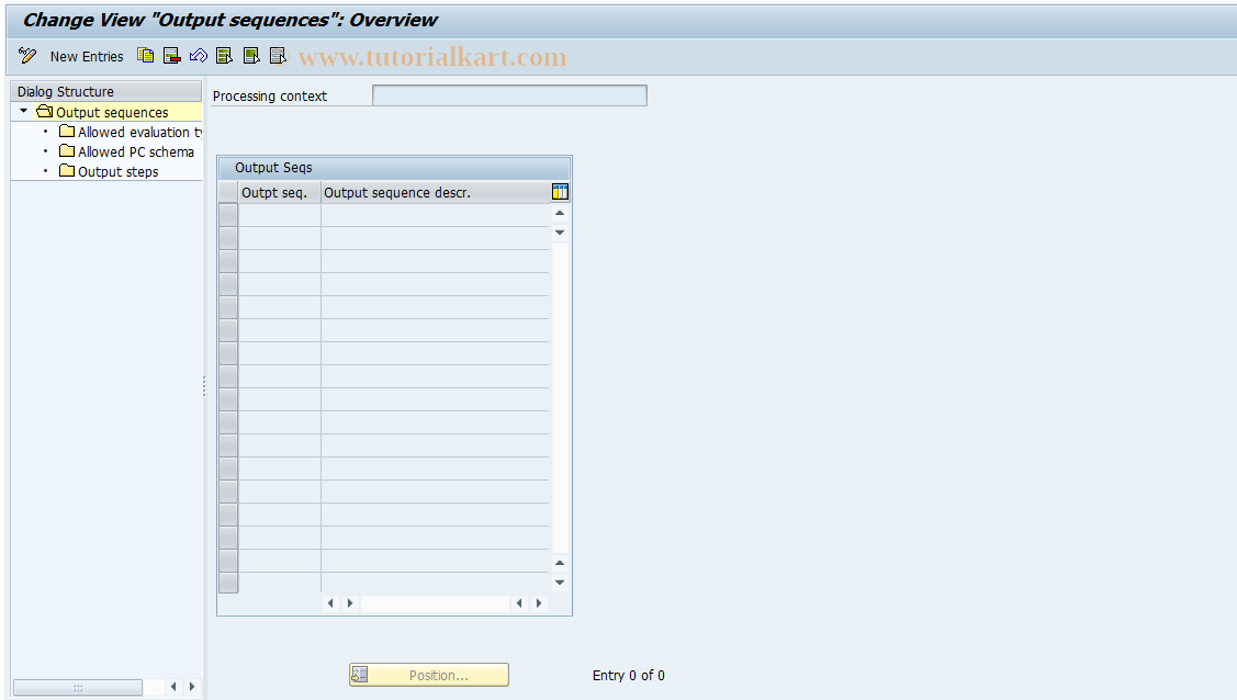 SAP TCode S_AHR_61009888 - IMG Activity: OHPKAW140