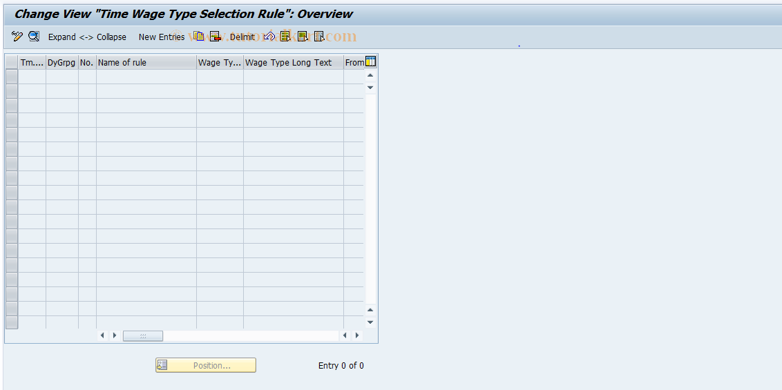 SAP TCode S_AHR_61009983 - IMG Activity: OHAFTI362