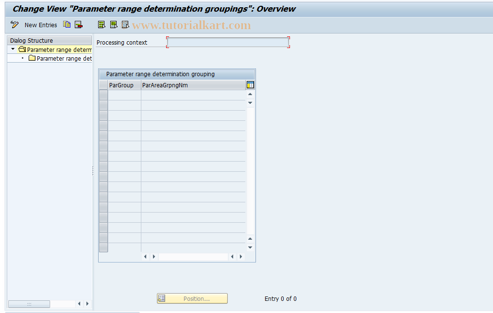 SAP TCode S_AHR_61009989 - IMG Activity: OHPKVS050