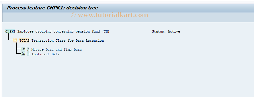 SAP TCode S_AHR_61010074 - IMG Activity: OHPKVS110