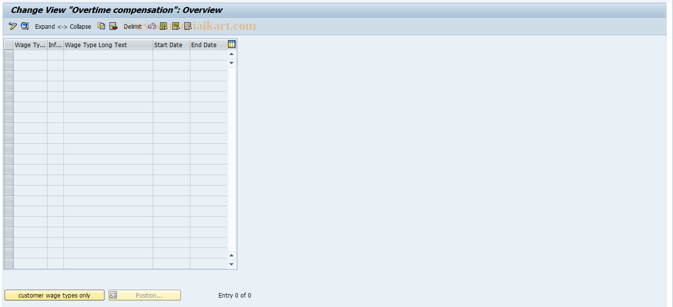 SAP TCode S_AHR_61010133 - IMG Activity: SIMG_OHT080