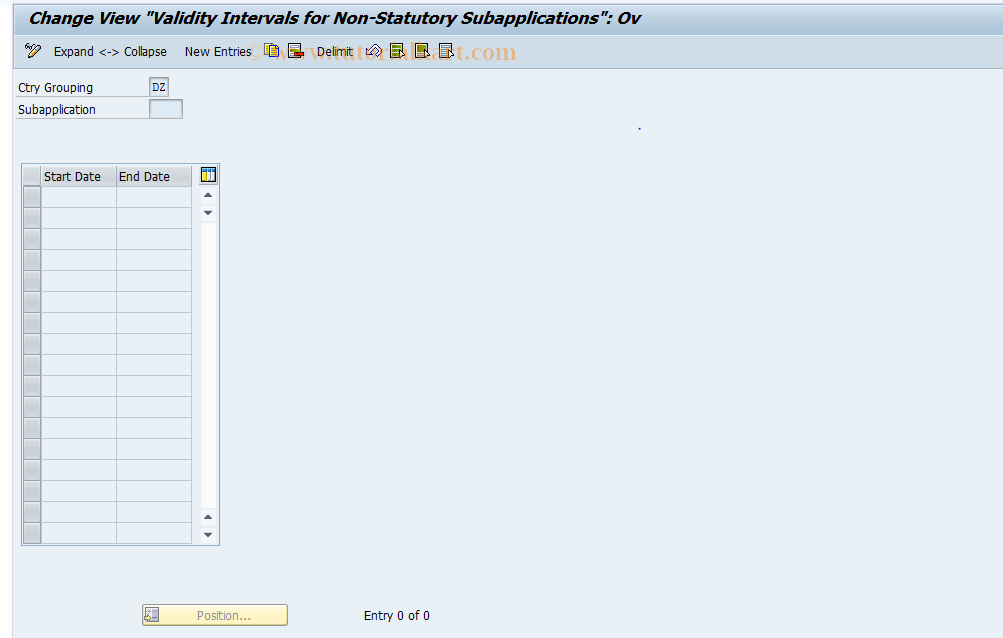 SAP TCode S_AHR_61010182 - IMG Activity: OHPK00010