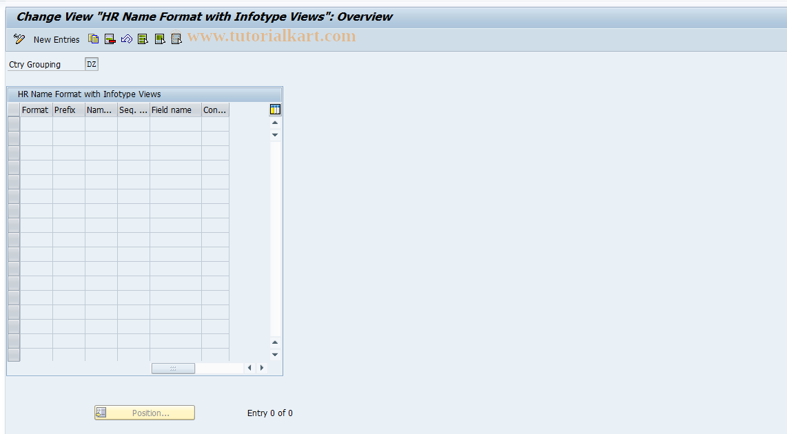 SAP TCode S_AHR_61010260 - IMG Activity: SIMG_CMMENUOH40OU47