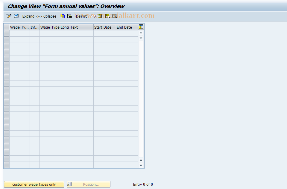 SAP TCode S_AHR_61010301 - IMG Activity: OHAX0903