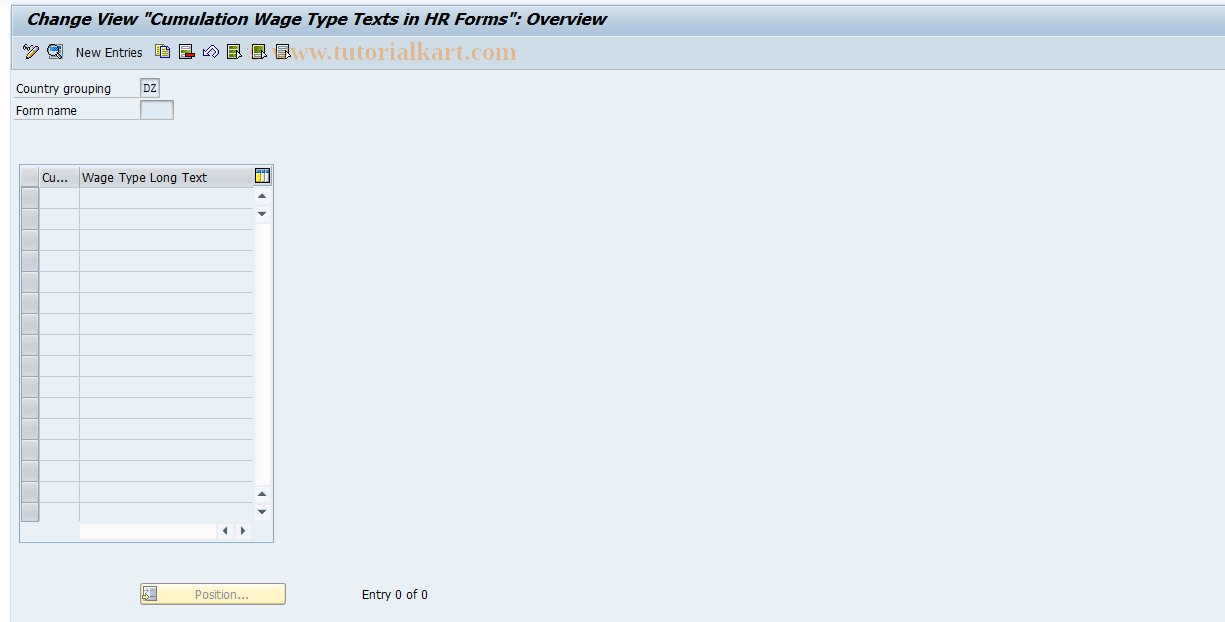 SAP TCode S_AHR_61010323 - IMG Activity: SIMG_OHAX482