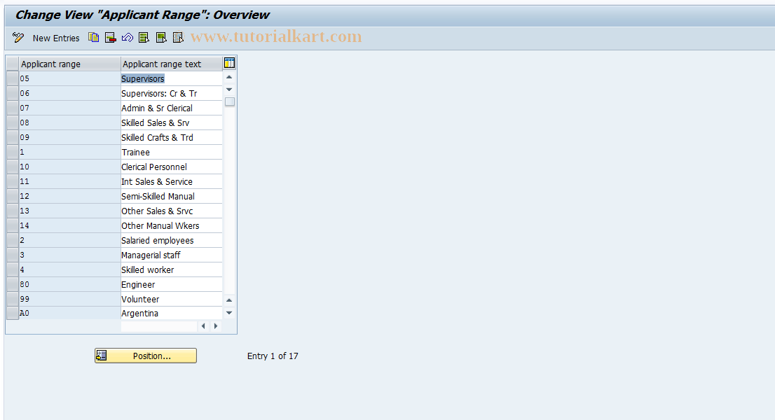 SAP TCode S_AHR_61010352 - IMG Activity: SIMG_CMMENUOH40OU5T