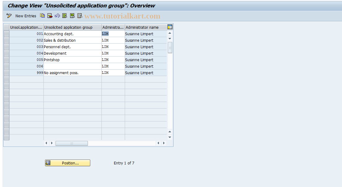 SAP TCode S_AHR_61010361 - IMG Activity: SIMG_CMMENUOH40OU4E