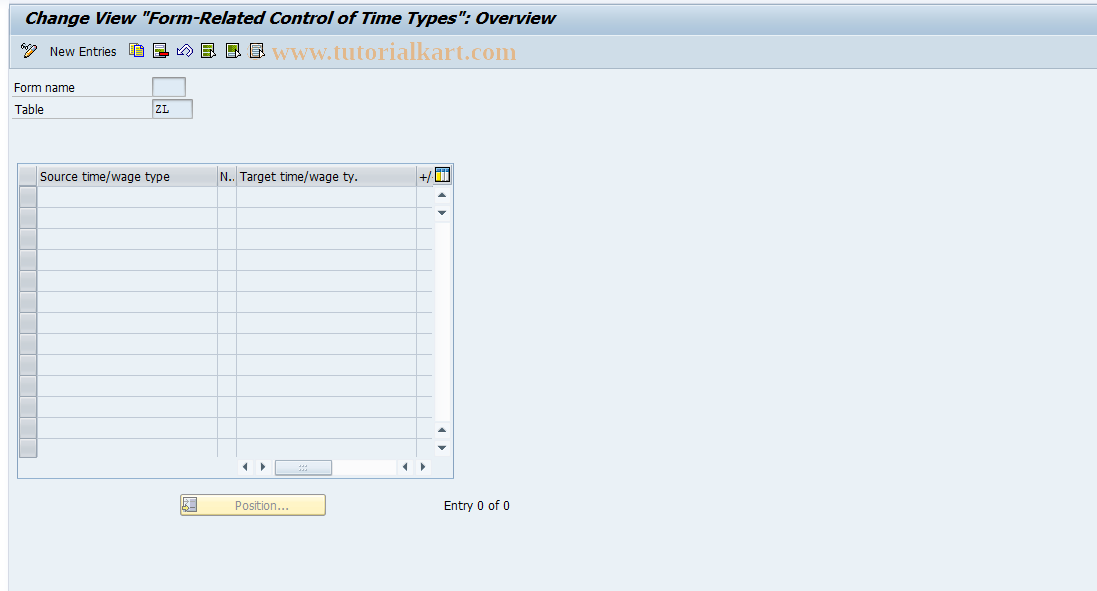 SAP TCode S_AHR_61010385 - IMG Activity: SIMG_OHT0109