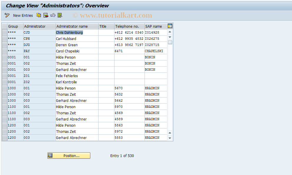 SAP TCode S_AHR_61010394 - IMG Activity: SIMG_CMMENUOH40OU5C