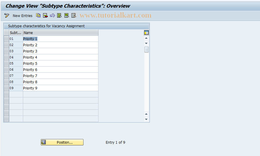 SAP TCode S_AHR_61010405 - IMG Activity: SIMG_CMMENUOH40OU4G