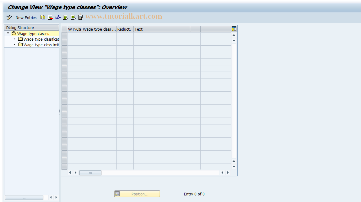 SAP TCode S_AHR_61010406 - IMG Activity: OHAXR1025