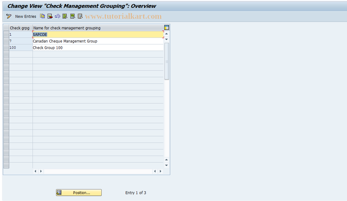 SAP TCode S_AHR_61010428 - IMG Activity: OHAXOCRP01