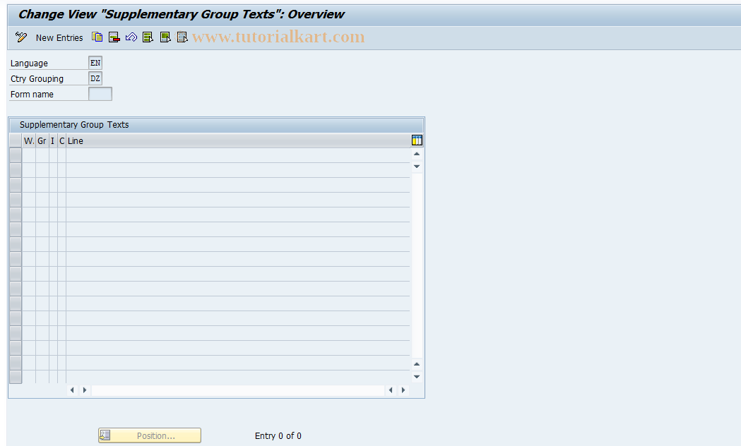 SAP TCode S_AHR_61010430 - IMG Activity: OHTX3215