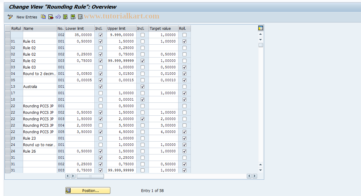 SAP TCode S_AHR_61010435 - IMG Activity: OHTX0187