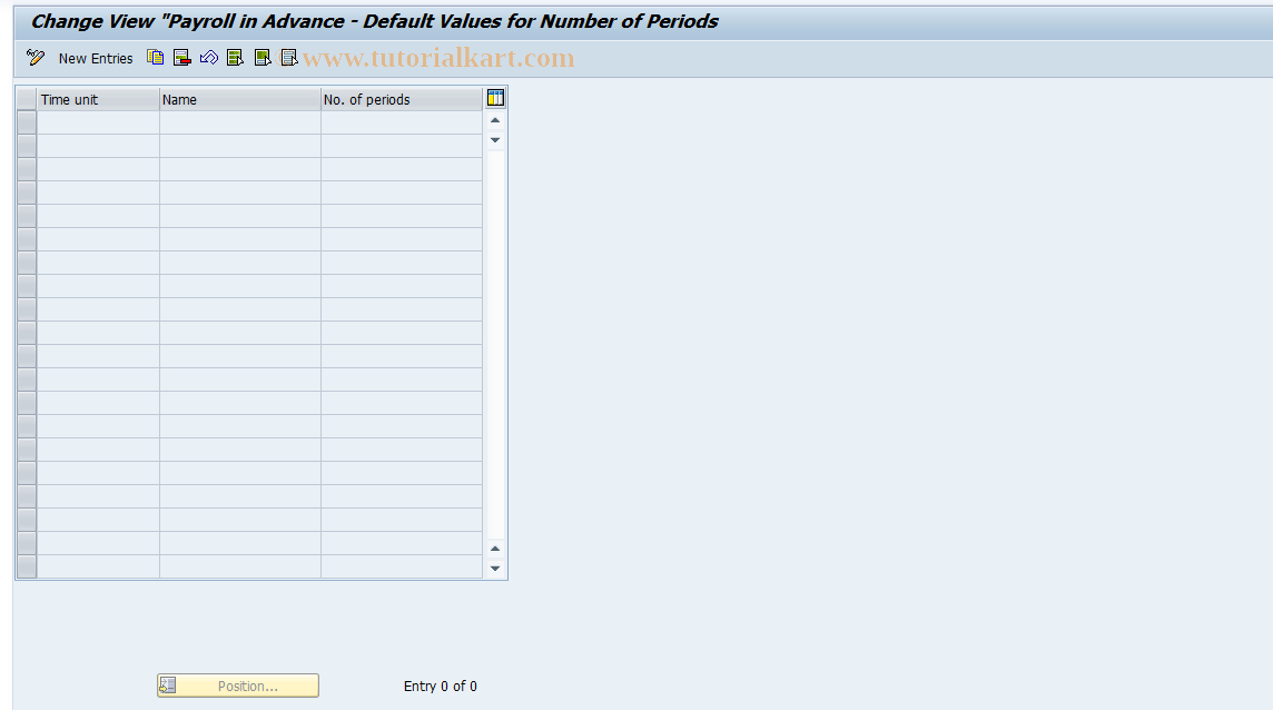 SAP TCode S_AHR_61010453 - IMG Activity: OHAXOCAP001