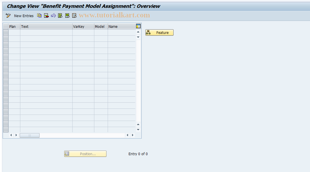 SAP TCode S_AHR_61010488 - IMG Activity: OHAXBEN004