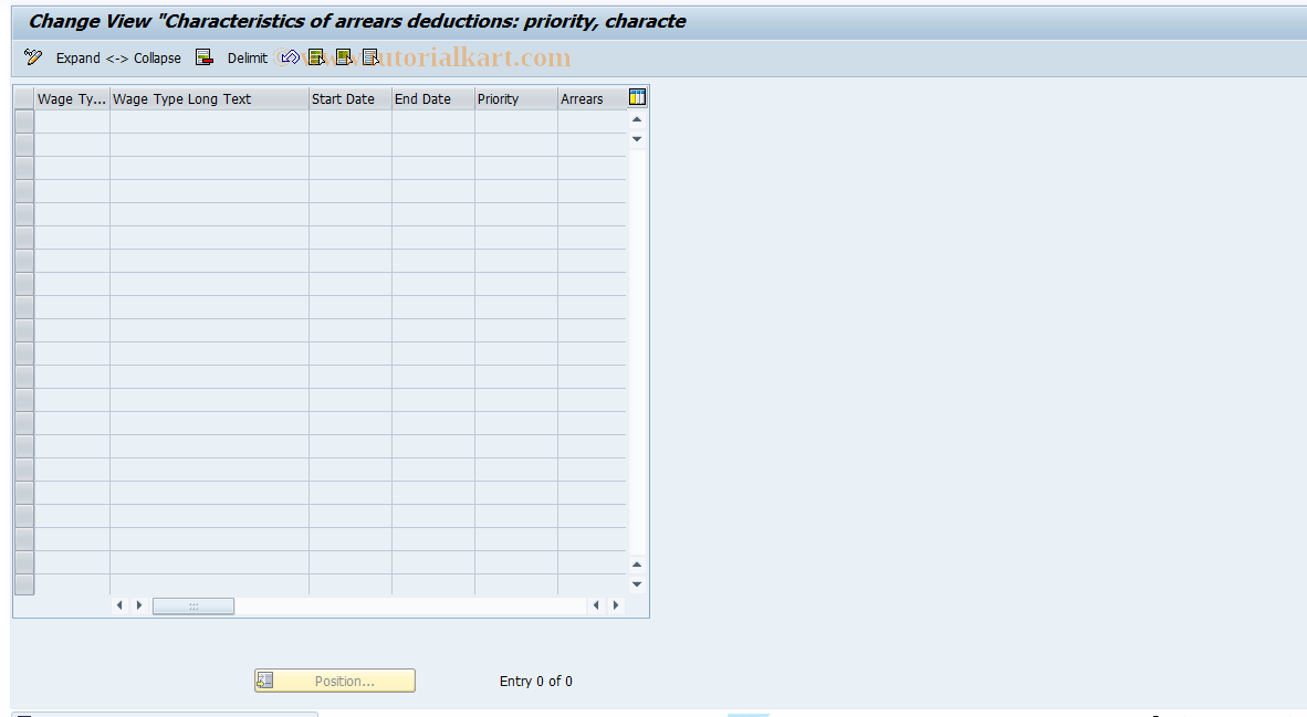 SAP TCode S_AHR_61010494 - IMG Activity: OHAXDE1041