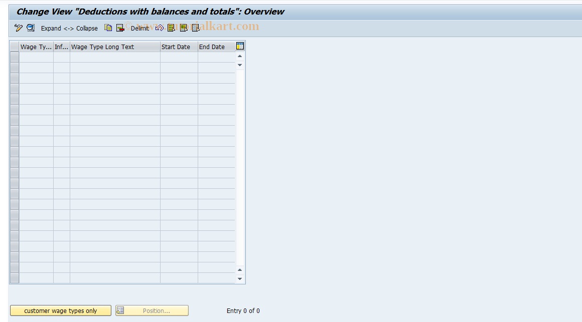 SAP TCode S_AHR_61010500 - IMG Activity: OHAXDE1043